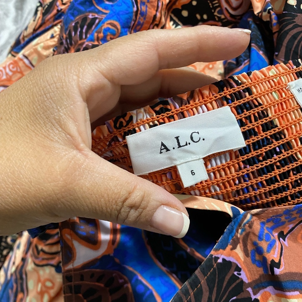 A.L.C. Multicolor Midi Dress - Picture 10 of 14